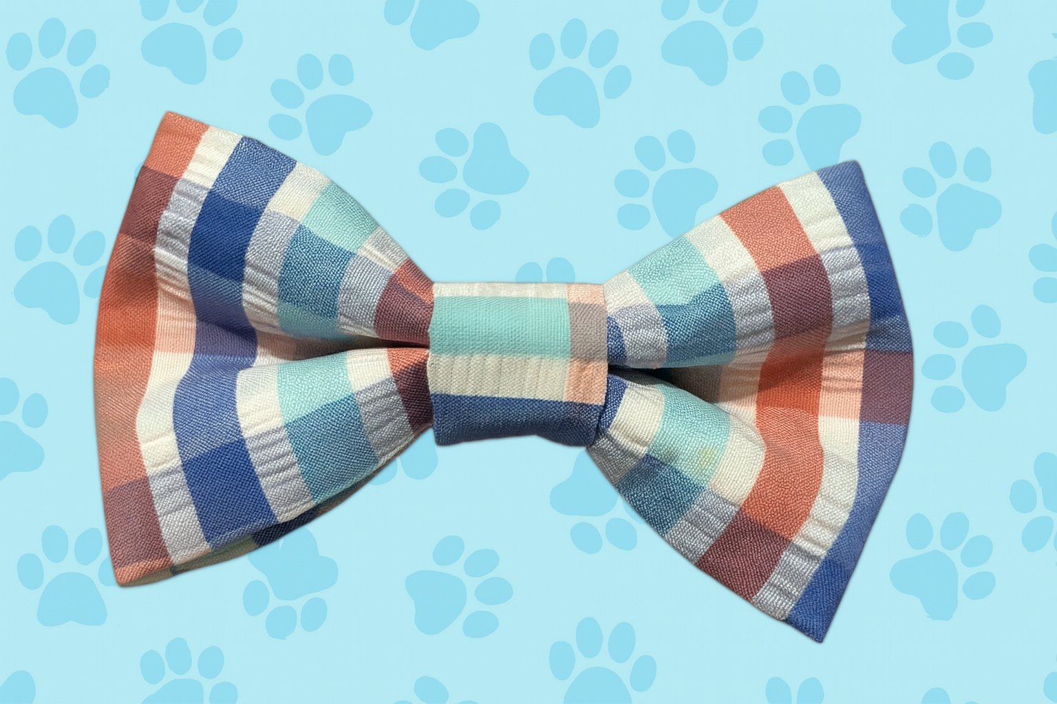 Seersucker Bow Tie