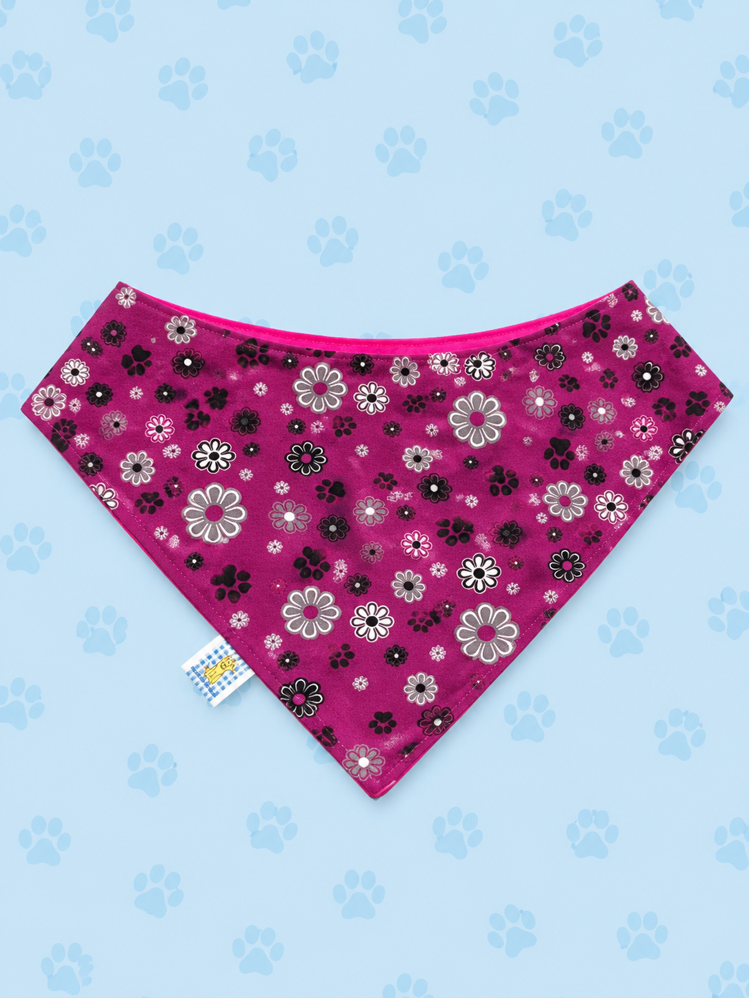 High-Visibility Reversible Hook & Loop Dog Bandana