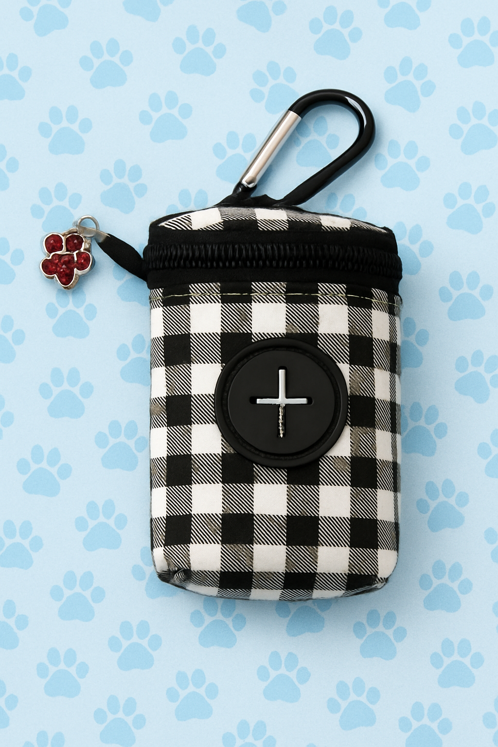 Gingham glam for your dog’s #2 business.