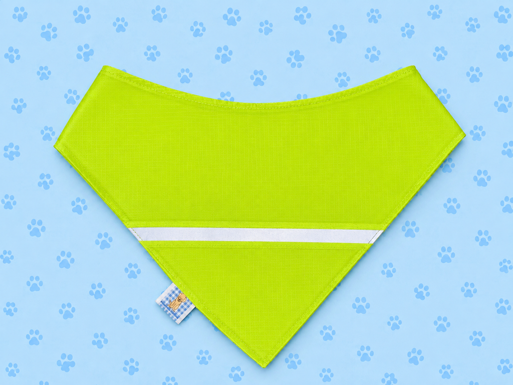 High-Visibility Reversible Hook & Loop Dog Bandana