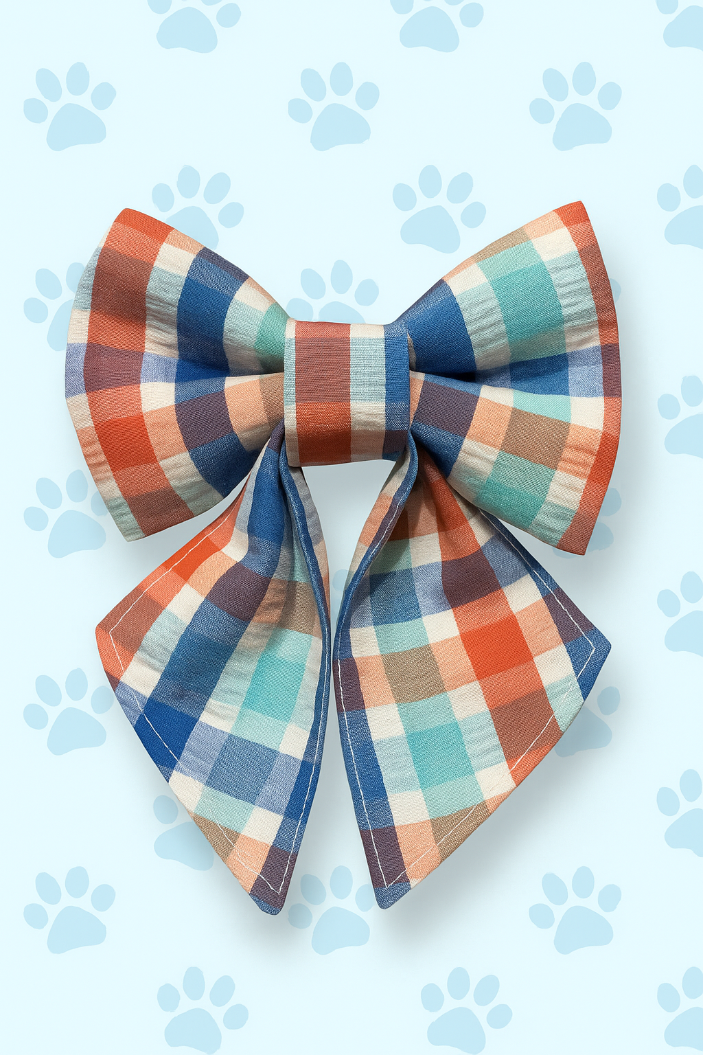 Seersucker Sailor Bow